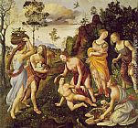 Piero Di Cosimo Famous Paintings - The Finding of Vulcan on Lemnos